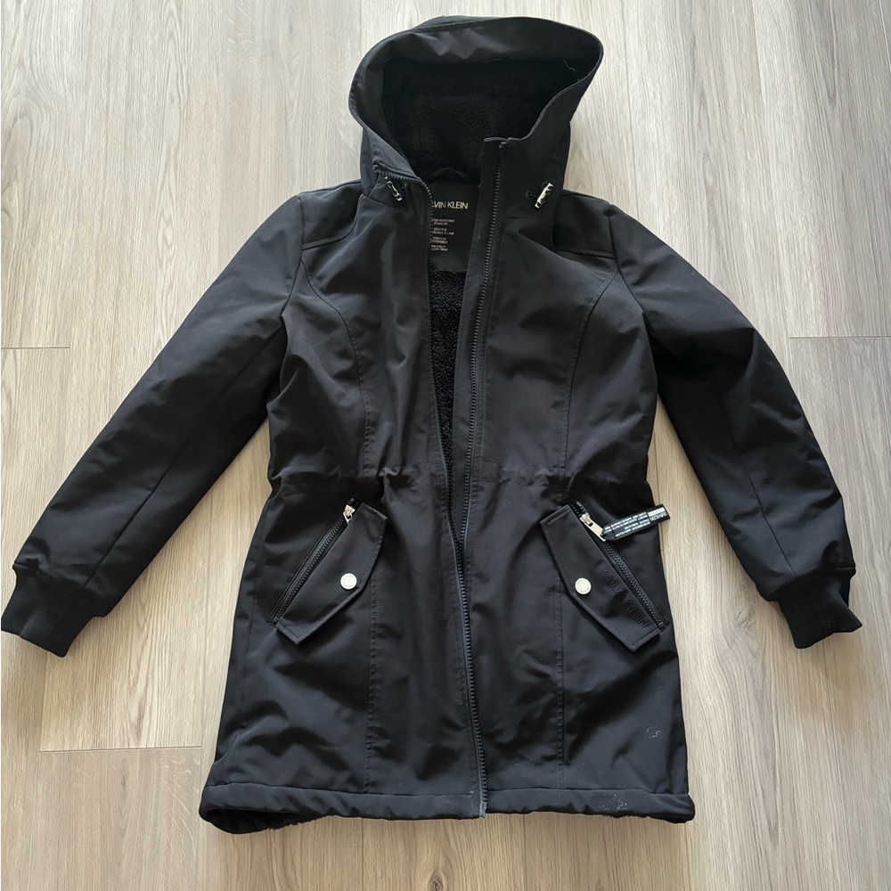 Calvin Klein Black Hooded Jacket